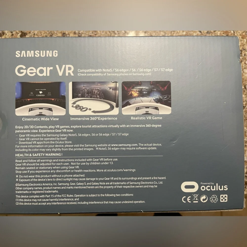 New never opened Samsung gear VR